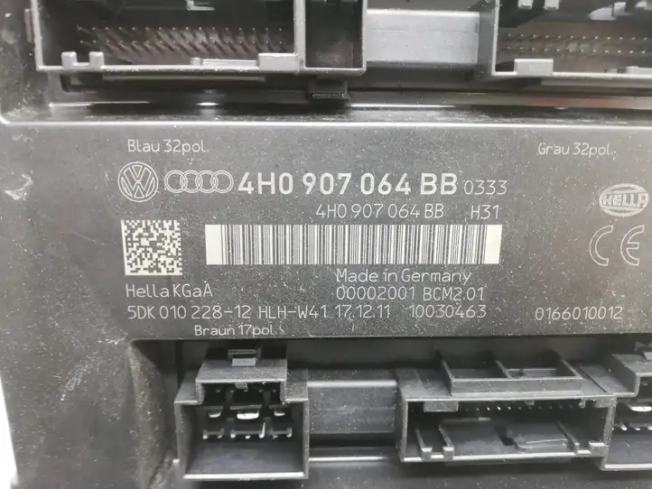 Audi A6 C7 (2011 - 2014) 4H0907064BB Модуль управления кузовом (BCM) — фото 2