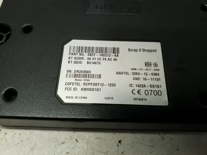 Ford Focus (2011 - 2015) EB5T14D212AA Bluetooth модуль — фото 5