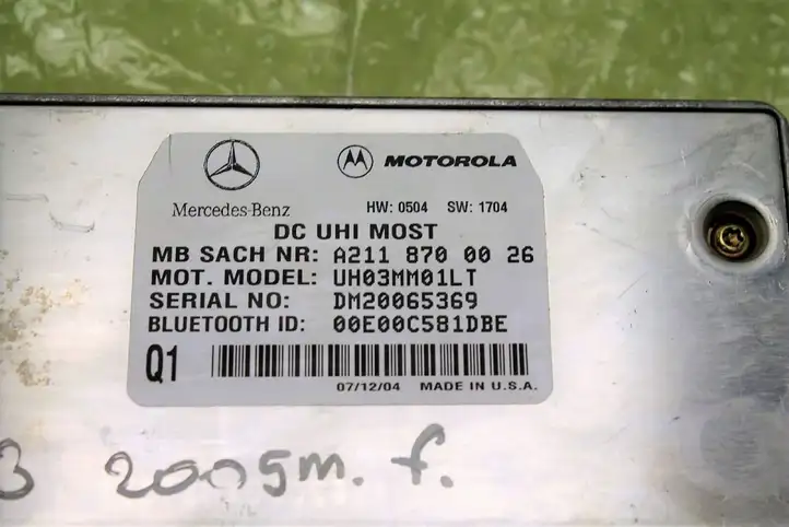 Mercedes-Benz C W203 (2000 - 2007) Блок GSM — фото 2