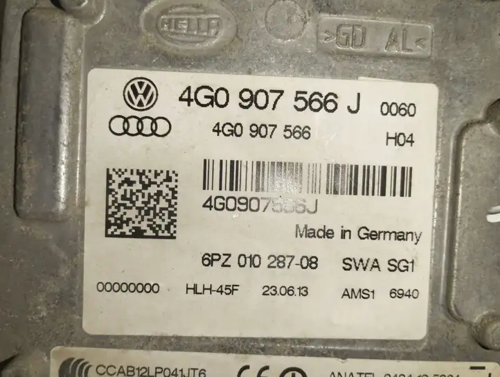 Audi A7 S7 4G (2010 - 2014) 4G0907566J Радар контроля слепых зон — фото 3