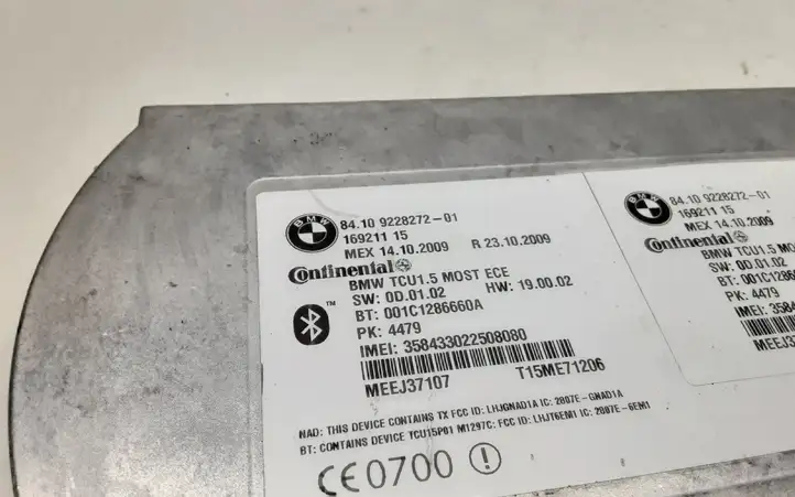 BMW 5 GT F07 (2010 - 2017) 9228272 Bluetooth модуль — фото 3