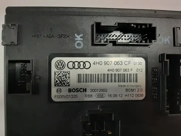 Audi A6 C7 (2011 - 2014) 4H0907063CF Модуль управления кузовом (BCM) — фото 2