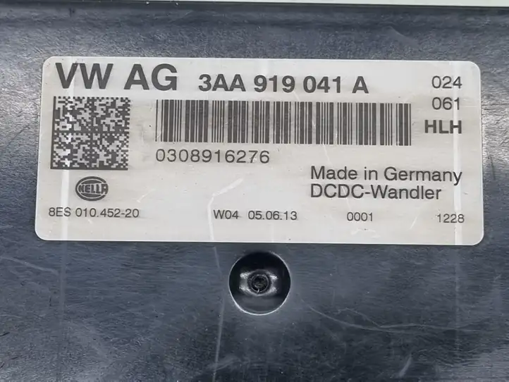 Volkswagen Caddy (2010 - 2015) 3AA919041A Преобразователь напряжения — фото 4