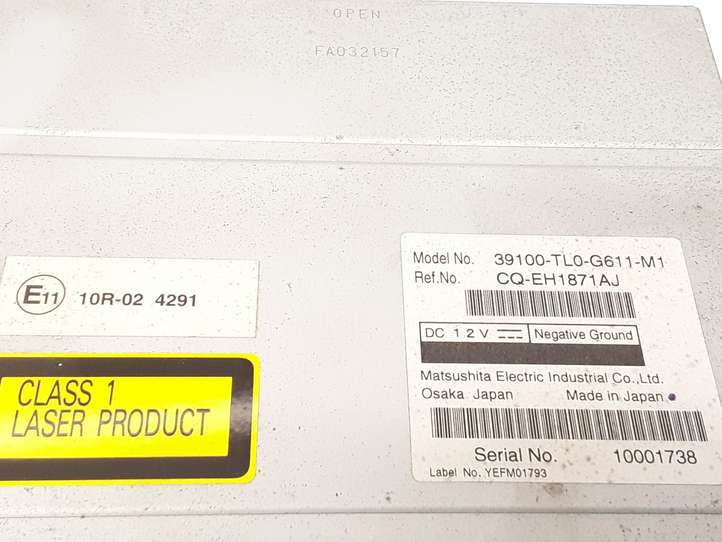 Honda Accord (2008 - 2016)  39100TL0G611M1 CD/DVD чейнджер