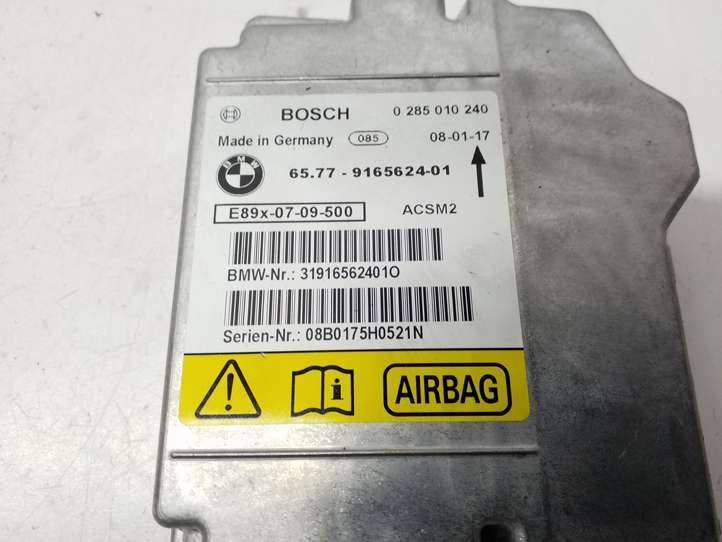 BMW 3 E92 E93 (2005 - 2014)  6577916562401 Блок управления надувных подушек