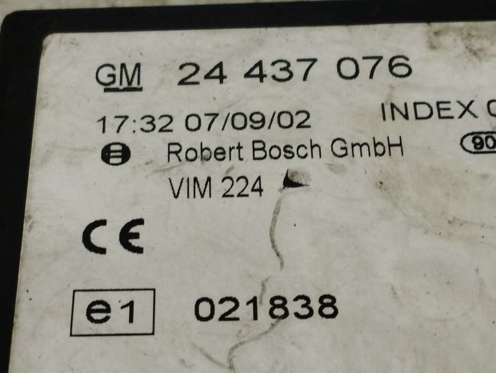Opel Zafira (2003 - 2006)  24437076 Mодуль kомфортa