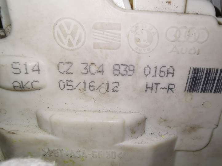 Volkswagen PASSAT B6 (2005 - 2010)  3C4839016A Замок задней двери