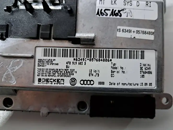 Audi A6 S6 C6 4F (2004 - 2008) 4F0919603B Магнитола / мультимедийная система — фото 2