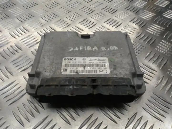 Opel Zafira A (1999 - 2003) 24417169 Блок управления двигателем (ЭБУ) — фото 1