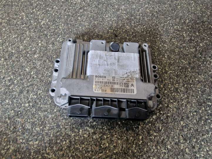 Peugeot 307 (2005 - 2008)  0281011863 Блок управления двигателя
