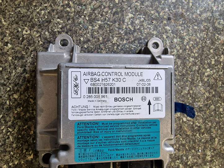 Mazda 3 (2003 - 2006)  0285001961 Блок управления надувных подушек