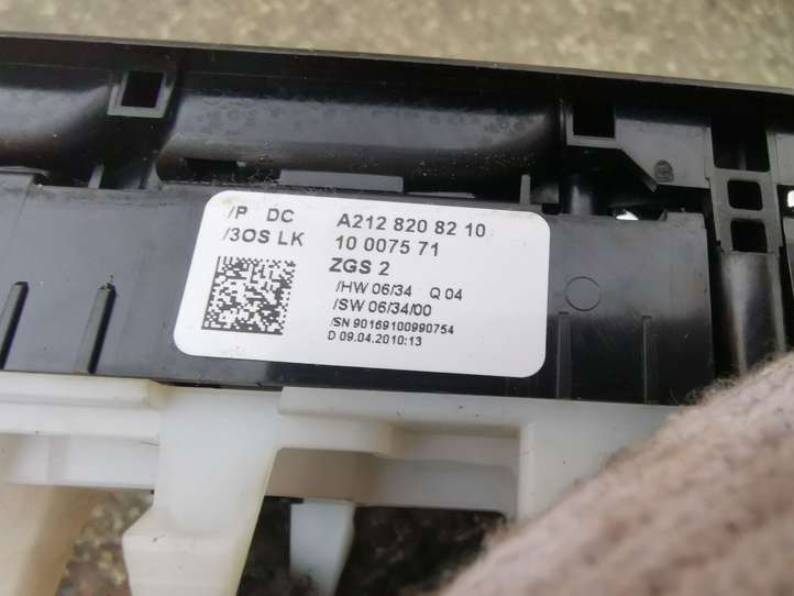 Mercedes-Benz E W212 (2009 - 2016)  A2128208210 Кнопка стеклоподъемников