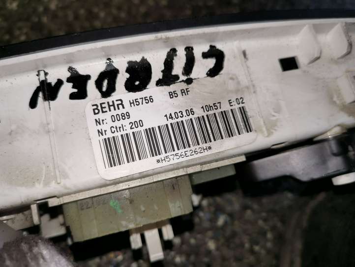 Citroen C4 (2004 - 2008)  H5756 Блок управления кондиционера воздуха / климата/ печки (в салоне)