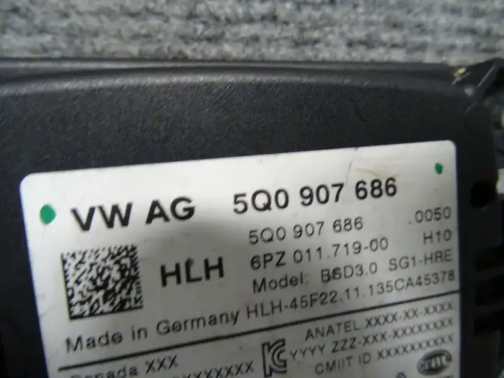 Volkswagen Golf VII (2013 - 2019) 5Q0907685 Прочие блоки управления — фото 3