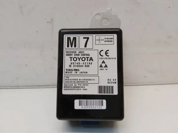 Toyota RAV 4 (XA40) (2012 - 2018) 8974042190 Прочие блоки управления — фото 1