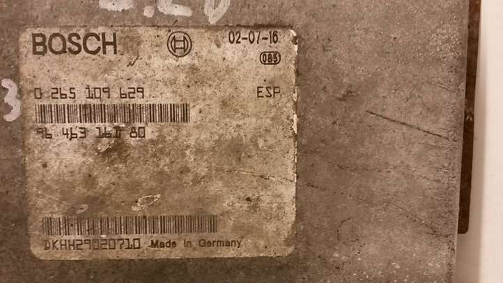 Peugeot 607 (2000 - 2004)  0265109629 Блок управления двигателя