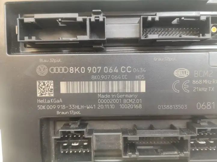 Audi A4 S4 B8 8K (2007 - 2011) 8K0907064CC Модуль комфорта — фото 1