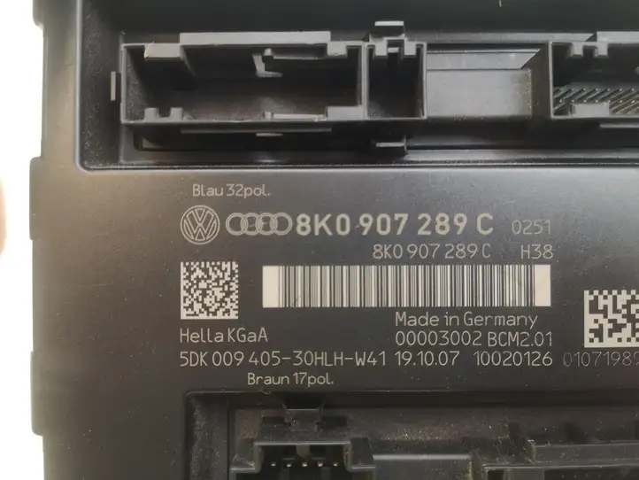 Audi A4 S4 B8 8K (2007 - 2011) 8K0907289C Модуль комфорта — фото 1