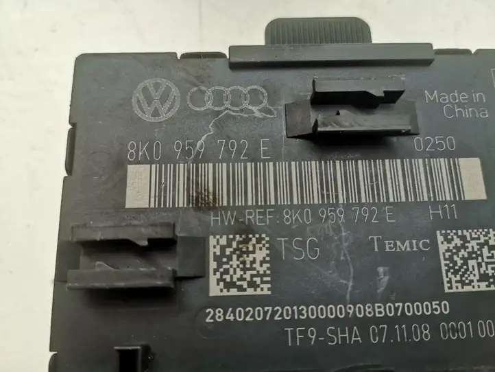 Audi A4 S4 B8 8K (2007 - 2011) 8K0959792E Блок управления дверью — фото 2