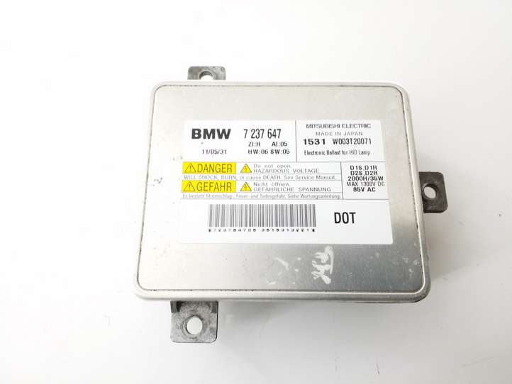 BMW 3 E90 E91 (2005 - 2012)  7237647 Блок фонаря / (блок «хenon»)