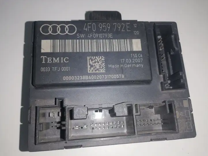 Audi A6 S6 C6 4F (2004 - 2008) 4F0959792E Блок управления дверью — фото 1