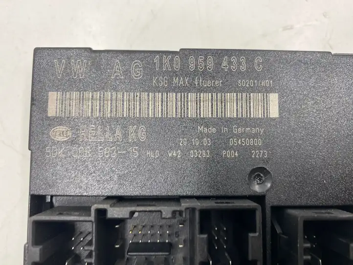 Volkswagen Touran I (2003 - 2010) 1K0959433C Модуль комфорта — фото 2