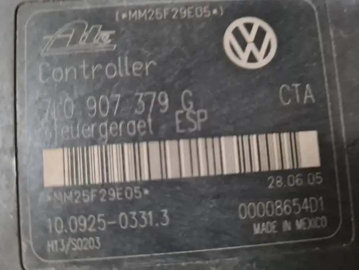 Volkswagen Touareg I (2002 - 2010) 7L0907379G ABS блок — фото 2