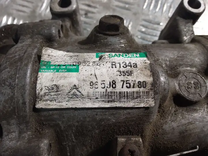 Peugeot 207 (2006 - 2009) 9659875780 Компрессор (насос) кондиционера воздуха — фото 2