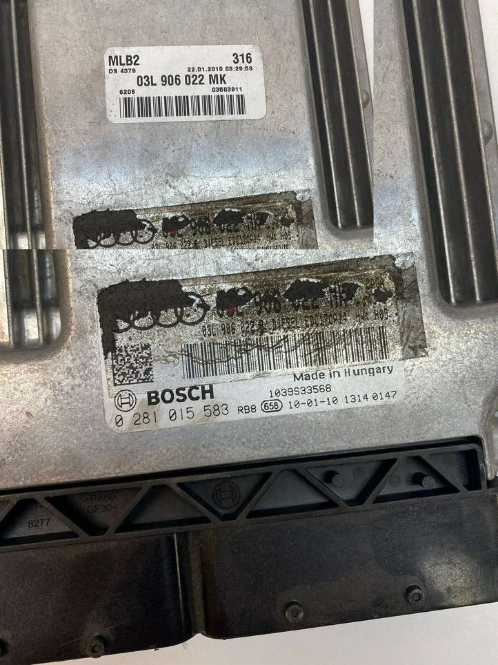 Audi A4 (2007 - 2011)  03L906022MK Блок управления двигателя