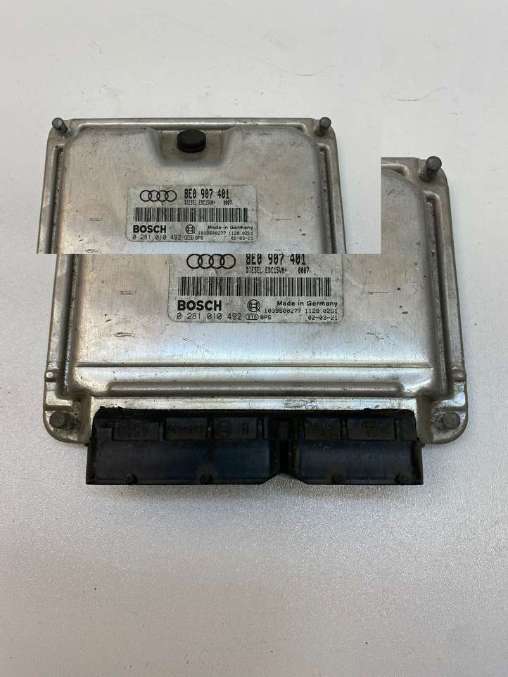 Audi A4 (2000 - 2006)  8E0907401 Блок управления двигателя