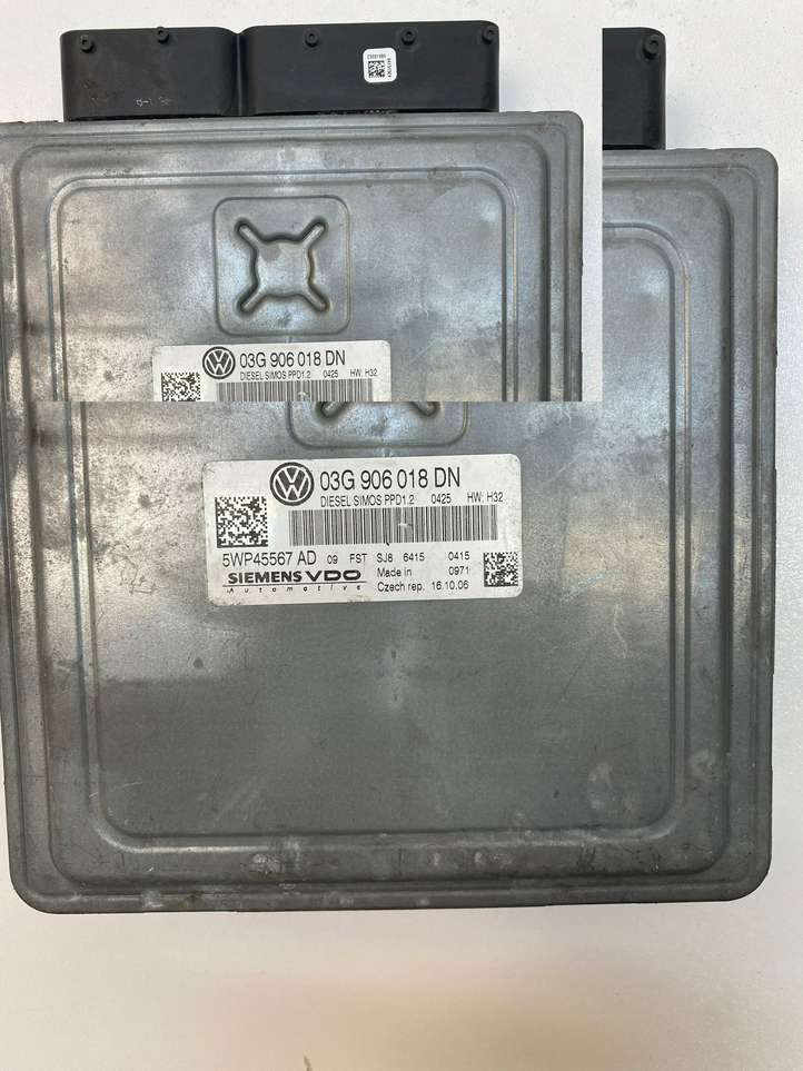 Audi A3/S3 8P (2004 - 2008)  5WP45567AD Блок управления двигателя