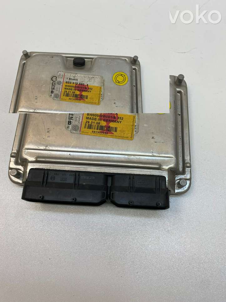 Audi A4 (2004 - 2009)  8E0910560X Блок управления двигателя