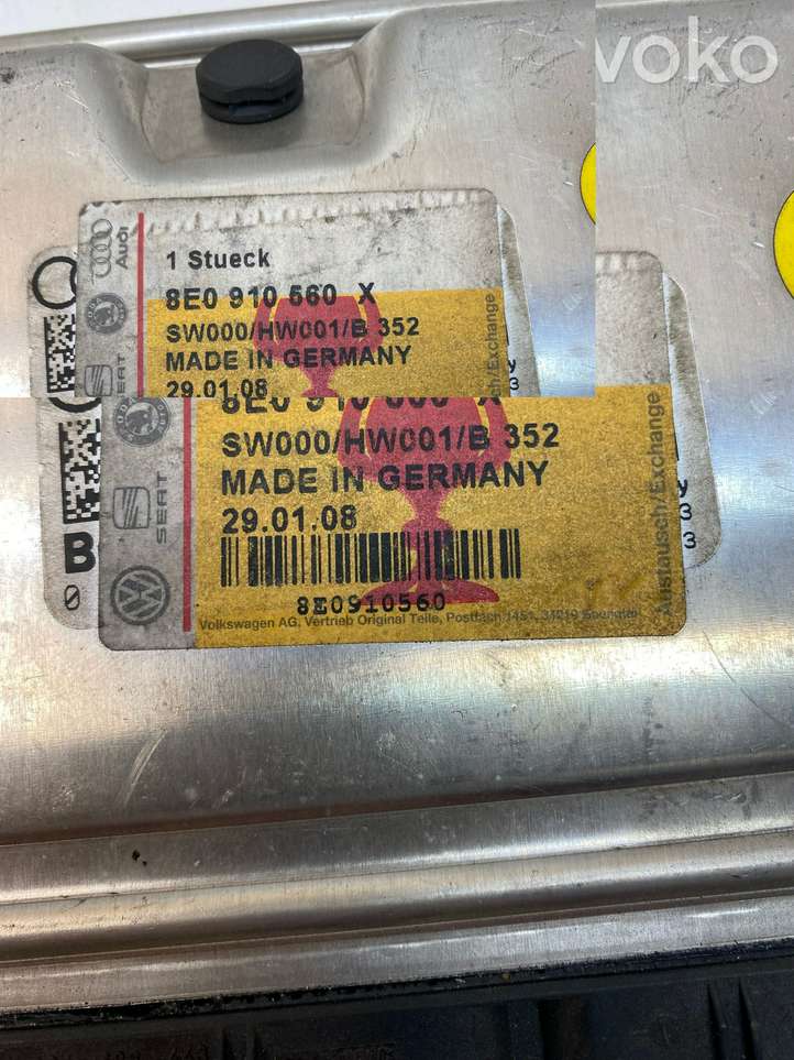 Audi A4 (2004 - 2009)  8E0910560X Блок управления двигателя