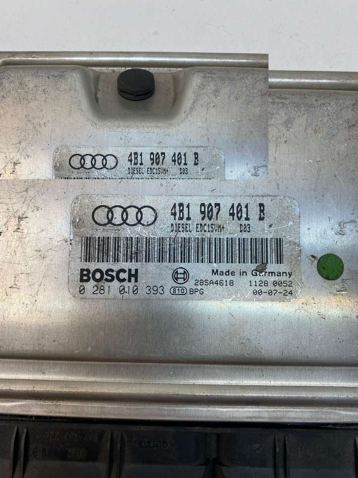 Audi A4 (2000 - 2006)  4B1907401B Блок управления двигателя