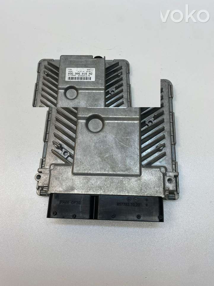 Audi A4 (2004 - 2009)  03G906018AQ Блок управления двигателя