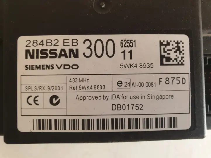 Nissan Pathfinder R51 (2005 - 2012) 284B2EB300 Модуль комфорта — фото 3