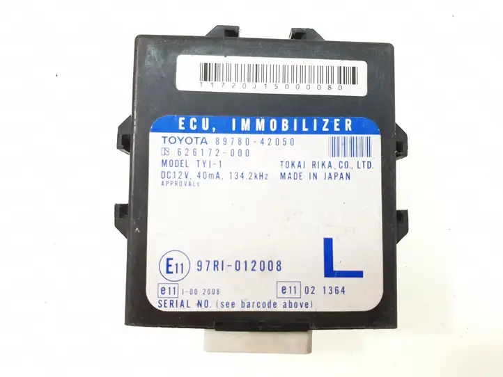 Toyota Avensis T250 (2003 - 2006) 8978042050 Блок иммобилайзера — фото 1