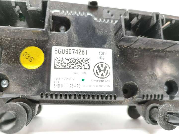 Volkswagen Golf VII (2013 - 2019)  5G0907426T Блок управления кондиционера воздуха / климата/ печки (в салоне)