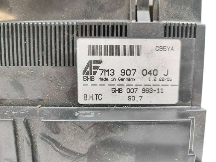Volkswagen Sharan (2003 - 2010)  7M3907040J Блок управления кондиционера воздуха / климата/ печки (в салоне)