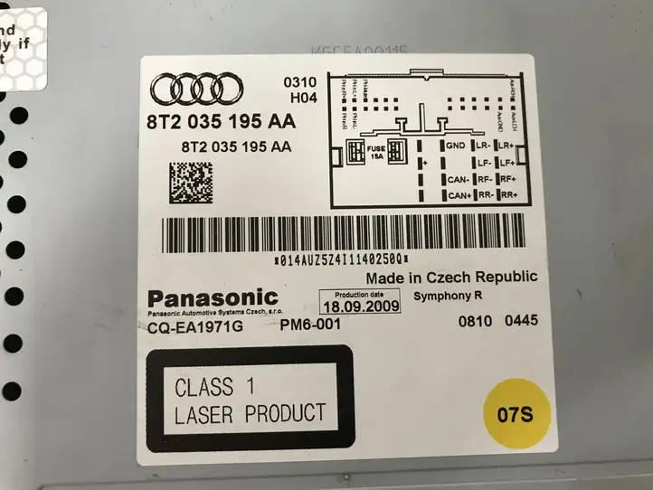 Audi A4 S4 B8 8K (2007 - 2011) 8T2035195AA Магнитола / мультимедийная система — фото 4