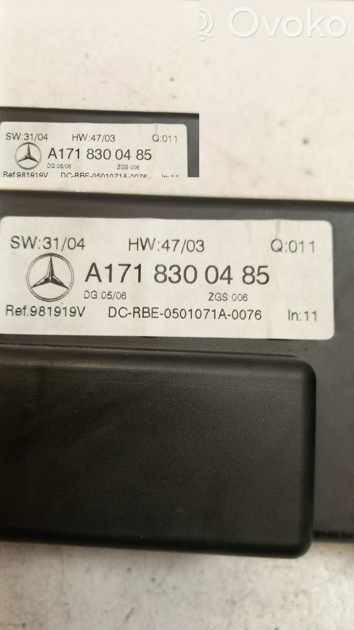 Mercedes-Benz SLK R171 (2005 - 2011)  A1718300485 Блок управления кондиционера воздуха / климата/ печки (в салоне)