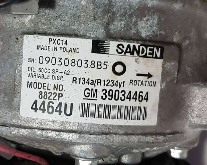 Opel Astra (2015 - 2020)  39034464 Компрессор (насос) кондиционера воздуха