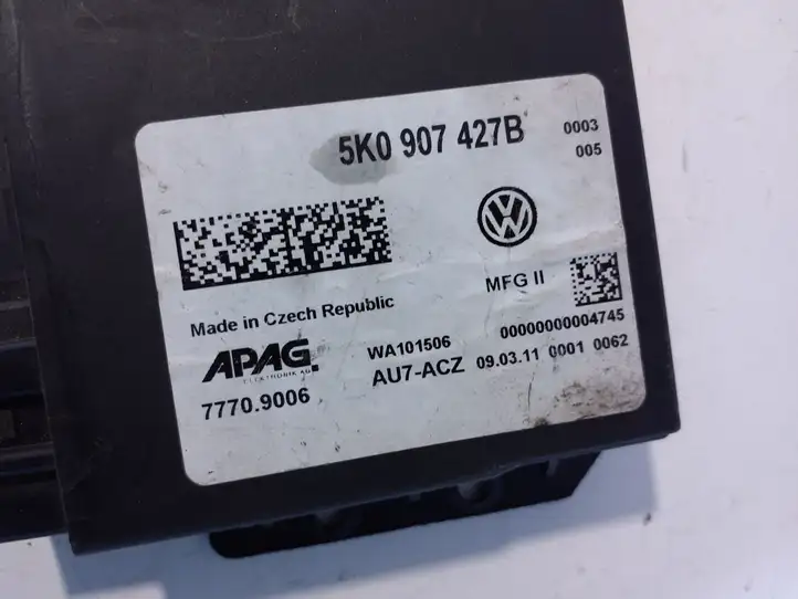 Volkswagen Golf VI (2009 - 2013) 5K0907427B Модуль комфорта — фото 2