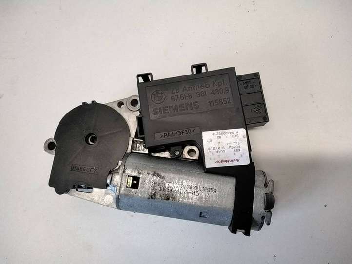 BMW X5 E53 (1999 - 2006)  676183814809 Двигатель привода люка-крыши