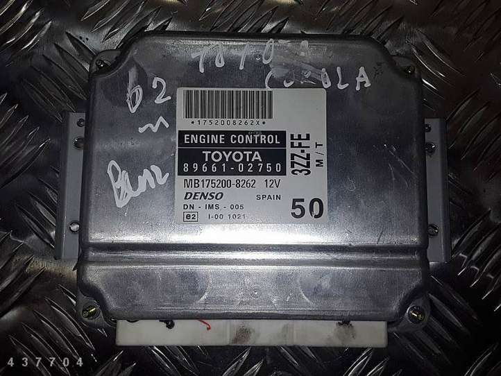 Toyota Corolla E110 (1995 - 2002)  8966102750 Блок управления двигателя