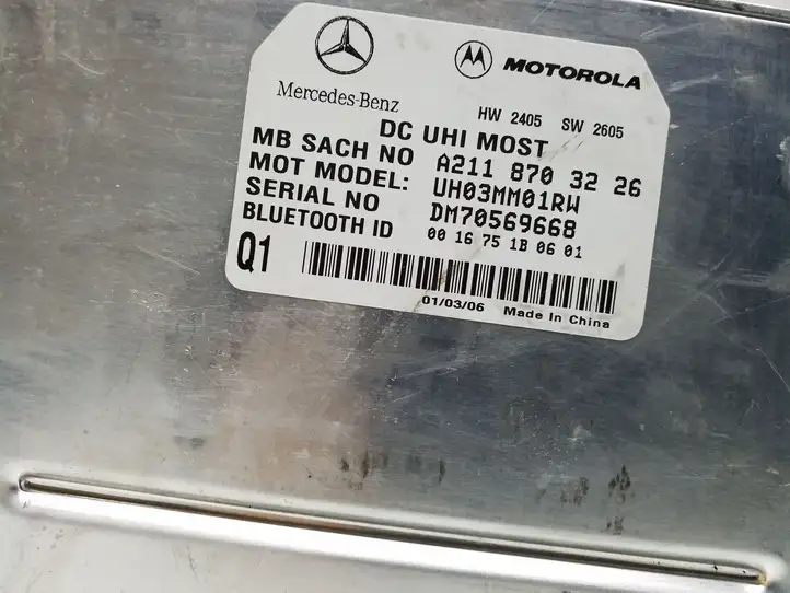 Mercedes-Benz R W251 (2005 - 2013) A2118703226 Bluetooth модуль — фото 4