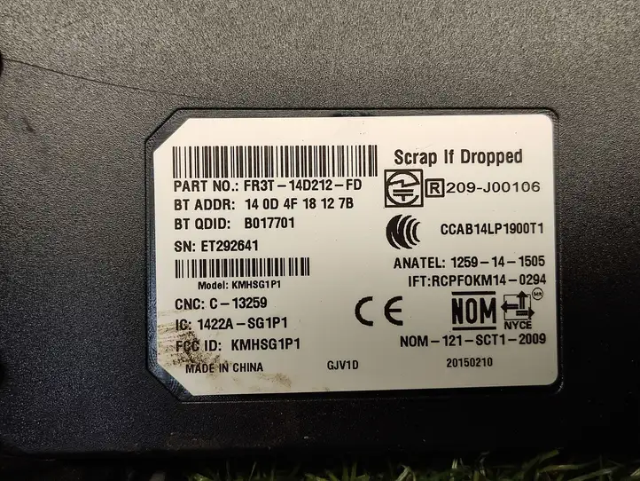 Ford Focus (2011 - 2015) FR3T14D212FD Bluetooth модуль — фото 2