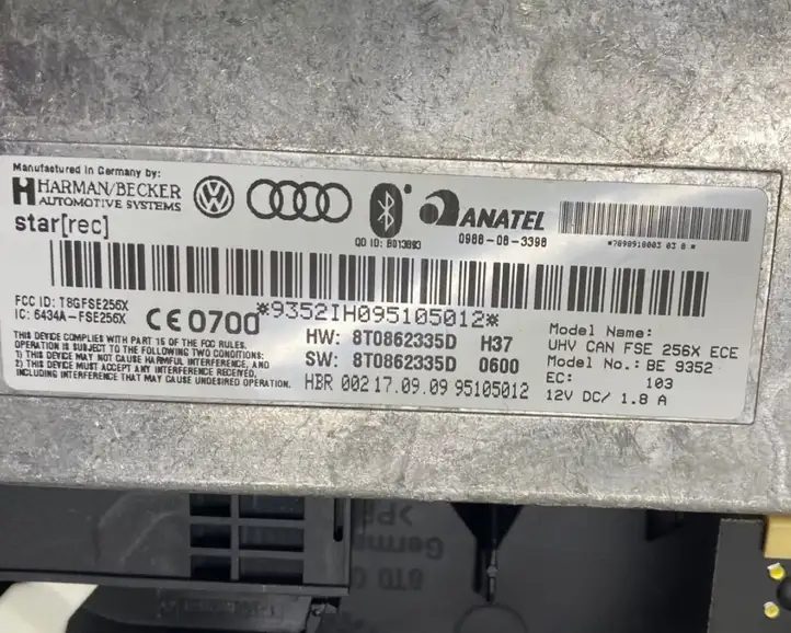 Audi Q5 SQ5 (2008 - 2012) 8T0035619 Bluetooth модуль — фото 9