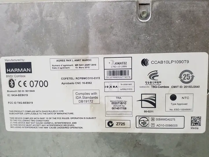 BMW 3 F30 F35 F31 (2012 - 2018) 9257150 Bluetooth модуль — фото 4