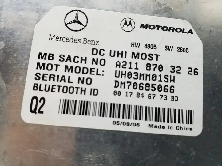 Mercedes-Benz R W251 (2005 - 2013) A2118703226 Bluetooth модуль — фото 5